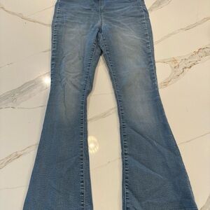 Women's Blue Flared Jeans